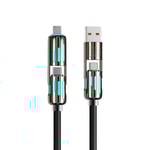 đ„UtolsĂł nap vĂĄsĂĄroljon 3 ingyenes 1 - 4 az 1-ben USB töltĆkĂĄbelt mFish gyorstöltĂ©s 240 W