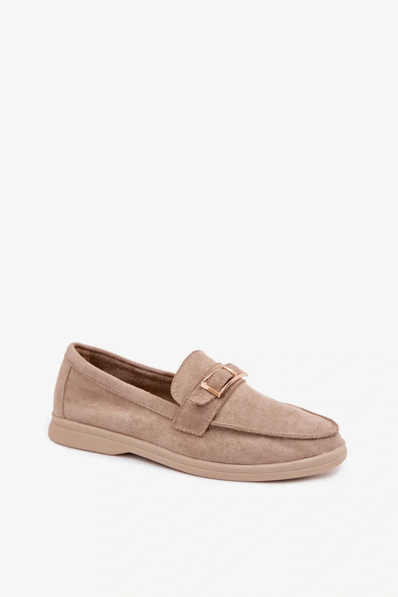 Khaki színű loafer – Könnyed stílus, mezítlábas kényelem