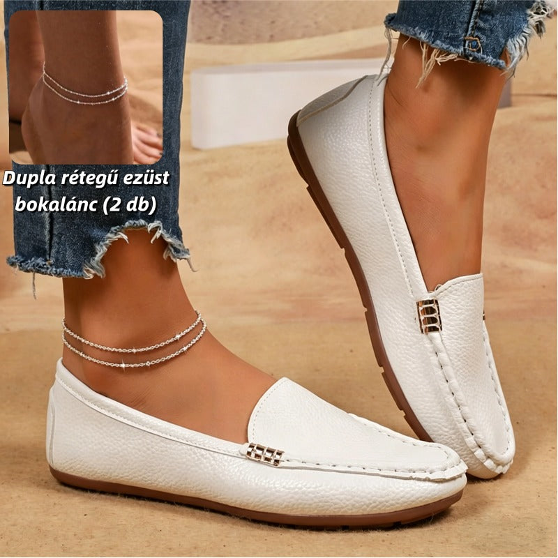 đ„ż NĆi PU-bĆr lapos talpĂș loafer â KĂ©nyelmes elegancia minden lĂ©pĂ©sben!
