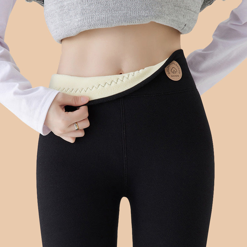Femei Extra groase de iarnă cald în aer liber Leggings