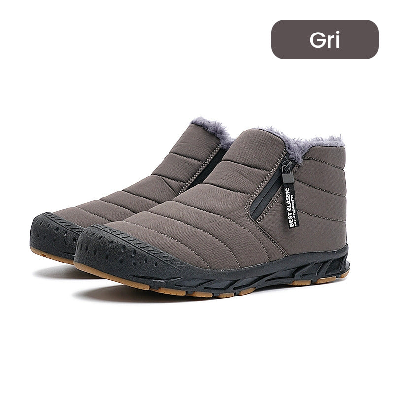 Botine de Iarnă Impermeabile din Blană Artificială, Călduroase Pentru Exterior