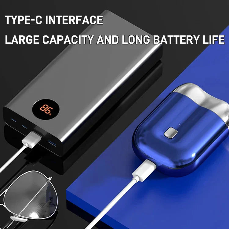 Újonnan frissített zsebborotva USB mikro borotva, újratölthető és vízálló