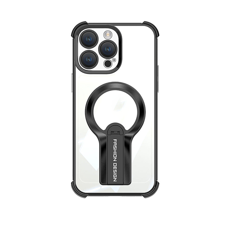 Carcasă magnetică cu suport pentru telefon cu finisaj lucios