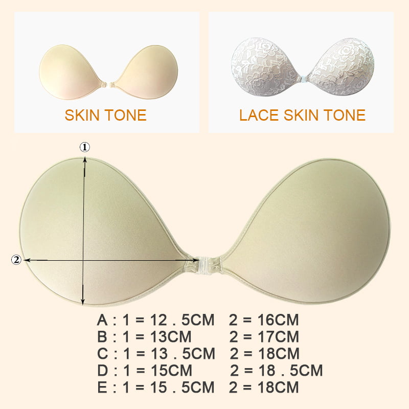 Autocollant de poitrine invisible sans trace de bouton avant