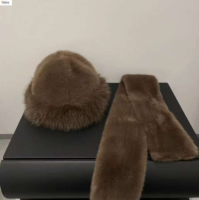 đ Puha szĆrös sapka + ingyenes hozzĂĄ illĆ sĂĄlđ§Ł
