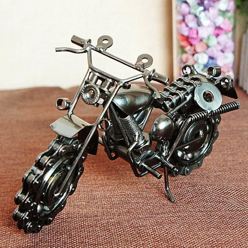 🔥Kézműves Vas Művészeti Motorkerékpár Modell 🏍️