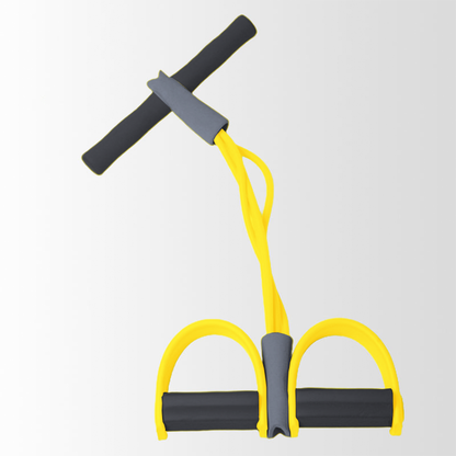 🏋️Fitness Ellenállás Szalag - 4 Csöves Pedál Bokahúzó