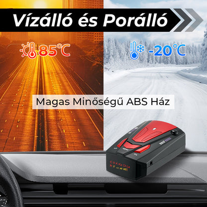 Intelligens Radaros Autós Sebességmérő Detektor