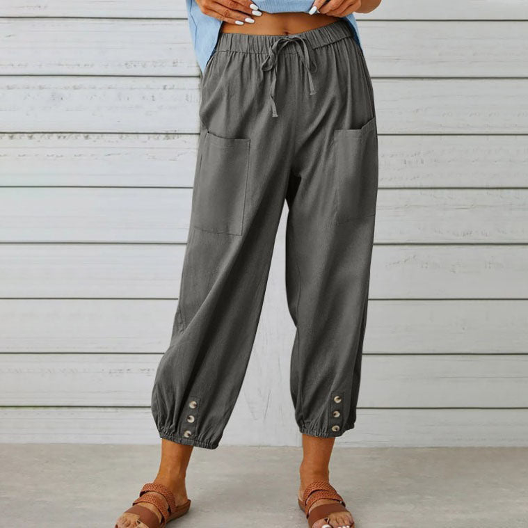 🧵 Női széles szárú, egyenes bő nadrág – laza elegancia, kényelmes szabás 🍃