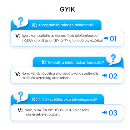 💥 Korlátozott akció 45% kedvezmény 📱 Többfunkciós vezeték nélküli gyors töltő telefonállvány