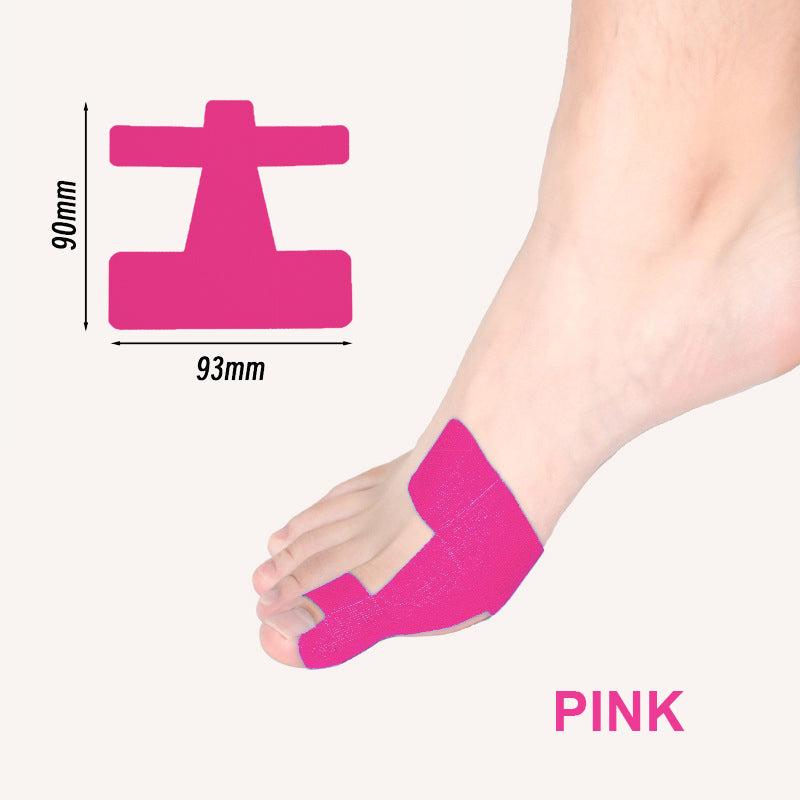👣 Előre kivágott hallux valgus korrekciós kineziológiai tapasz – fájdalom nélküli lépések, természetes tartás