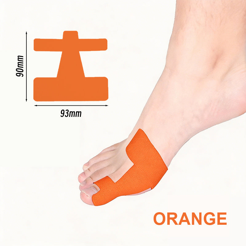 👣 Előre kivágott hallux valgus korrekciós kineziológiai tapasz – fájdalom nélküli lépések, természetes tartás