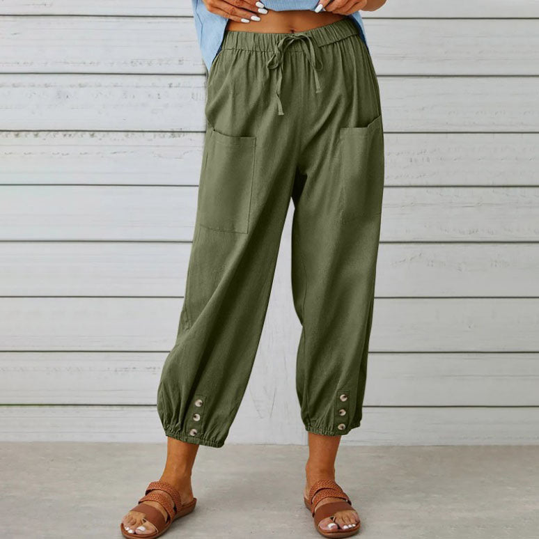 🧵 Női széles szárú, egyenes bő nadrág – laza elegancia, kényelmes szabás 🍃