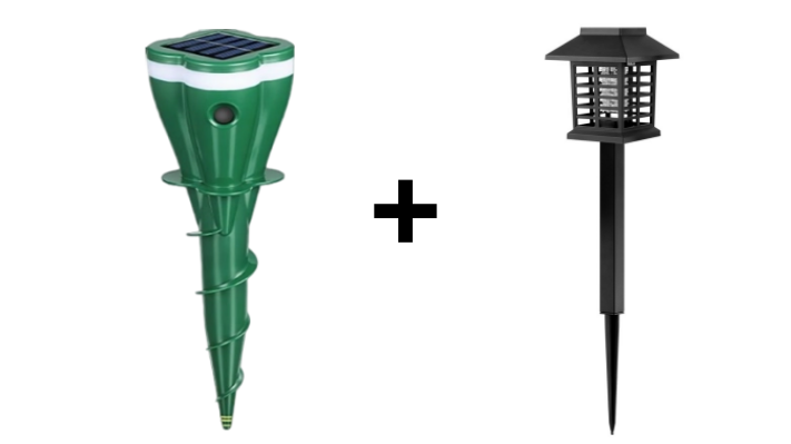 🦊 Napelemes állatriasztó – Védje meg kertjét vezeték nélkül! 🔋