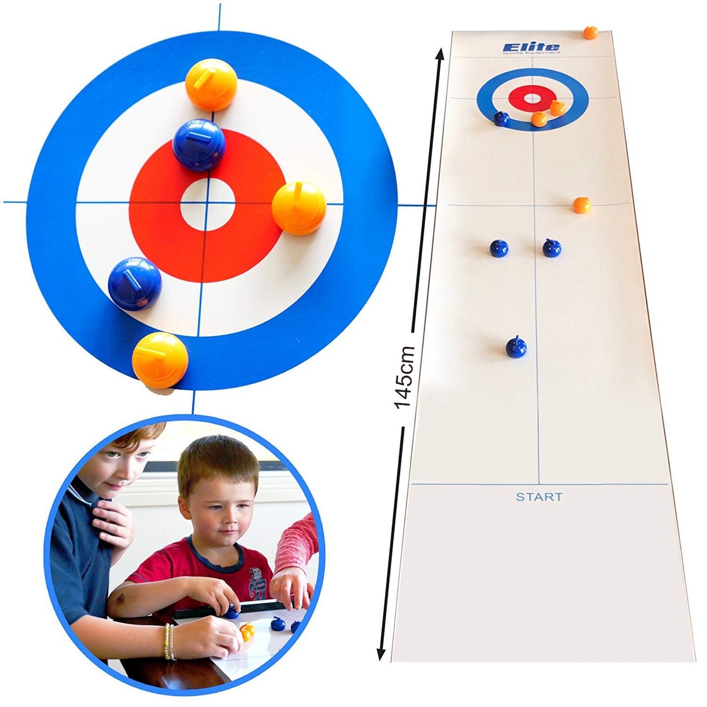 🔥 Új asztali családi curling játék