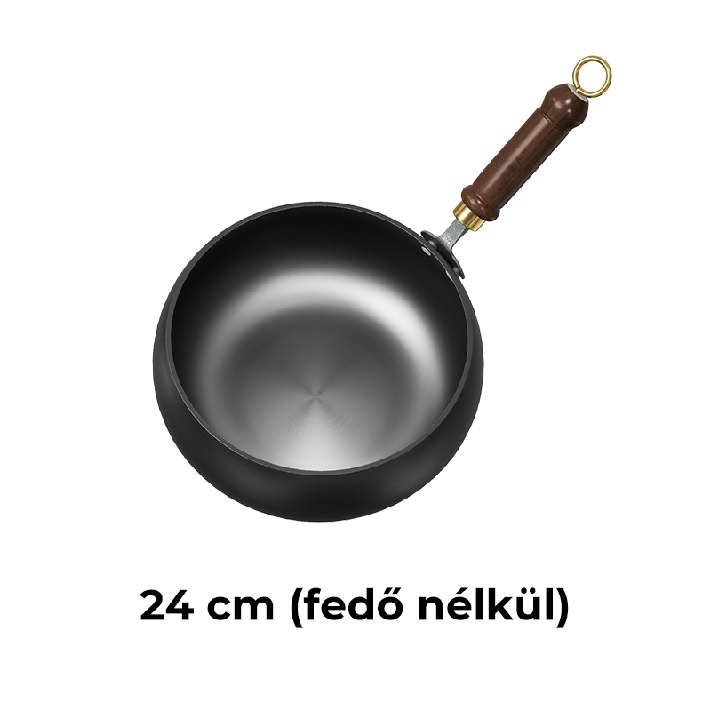 🔥Bevonat nélküli vastag vasedény