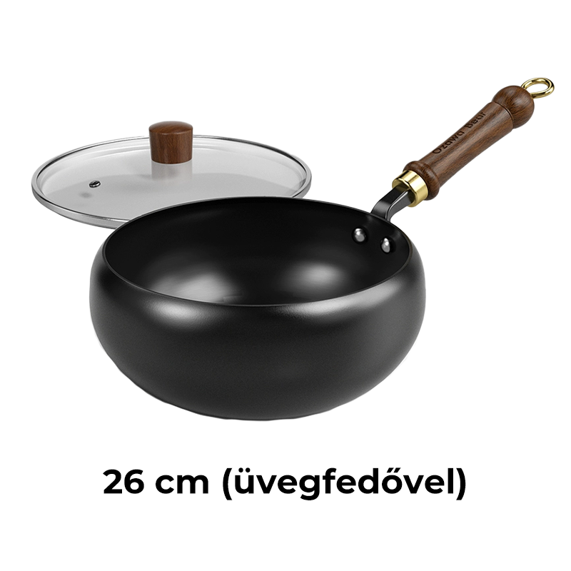 🔥Bevonat nélküli vastag vasedény