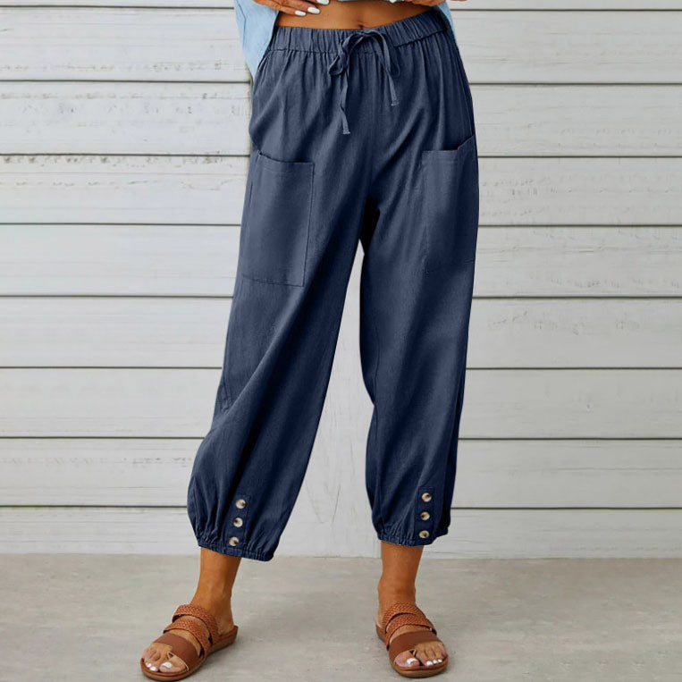 🧵 Női széles szárú, egyenes bő nadrág – laza elegancia, kényelmes szabás 🍃