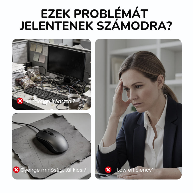 🔥 Csúszásgátló gyorsbillentyűs egérpad 🧠💻——A gyakran használt parancsok kéznél vannak, így kétszer olyan hatékony leszel!