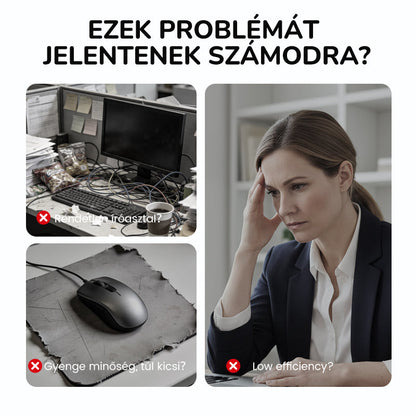 🔥 Csúszásgátló gyorsbillentyűs egérpad 🧠💻——A gyakran használt parancsok kéznél vannak, így kétszer olyan hatékony leszel!