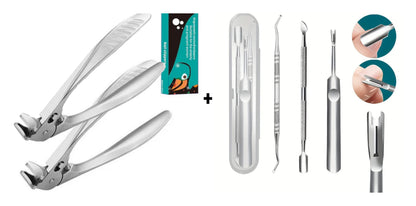 🦶 Kiváló minőségű rozsdamentes acél körömvágó✂️ – precíz vágás, nagyobb biztonság