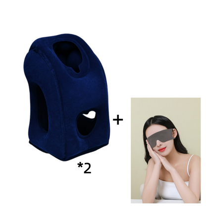 🌬️ Ergonomikus felfújható utazópárna ✈️😴