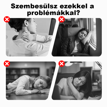 🌬️ Ergonomikus felfújható utazópárna ✈️😴