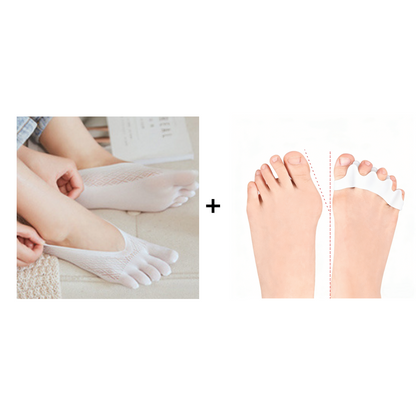 🔥 Forró akció! Uniszex láthatatlan korrekciós ötujjú zokni – Egészséges lábfej, kényelmes lépések! 🧦✨