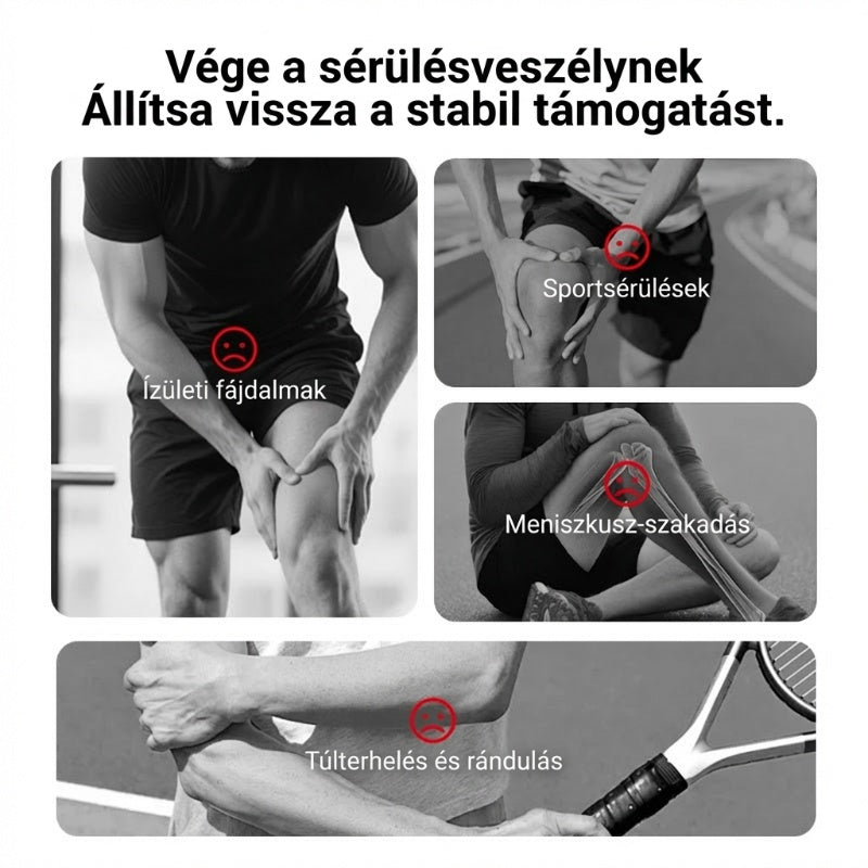 💪✨ Nagy teljesítményű térdvédő szett – csúszásgátló, lélegző, ízületi támogatás sportolóknak 🏀🏃‍♂️