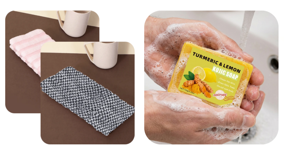 🧼💦 1+1 INGYEN! Antibakteriális hámlasztó fürdőlepedő – Puha, tiszta, egészséges bőr. Ne hagyd ki! 🚿