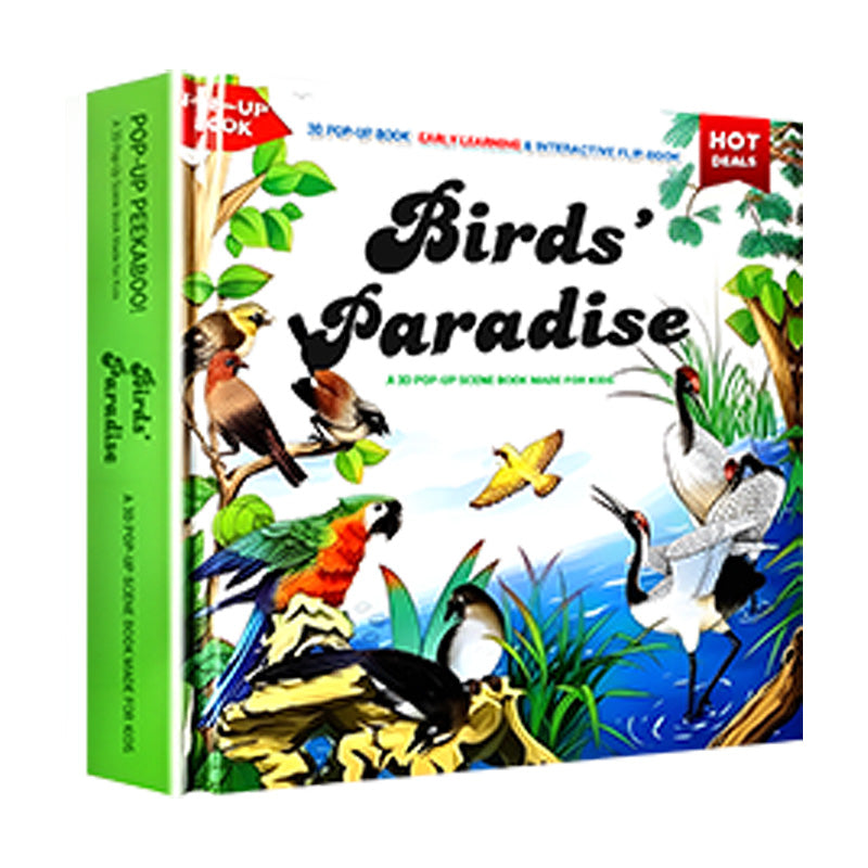 👶 3D állat témájú gyermekmesekönyv | Hangos mesélés 🦕💕——Mozgó képek, mesélő könyv!