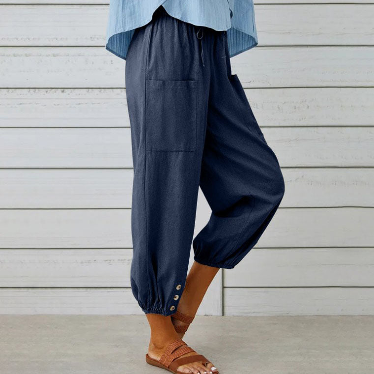 🧵 Női széles szárú, egyenes bő nadrág – laza elegancia, kényelmes szabás 🍃