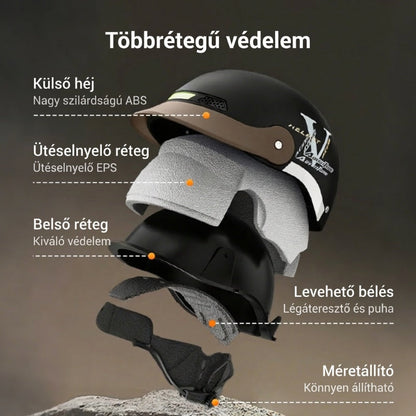⛑️🛵 Légáteresztő, könnyű, ütésálló motoros sisak – viseld, és a biztonságérzet is könnyed lesz! 💕
