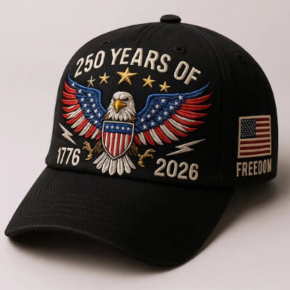 Eagle & Liberty – Az Egyesült Államok 250. évfordulós sapka🎁