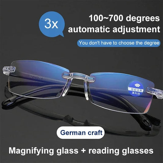 🔥 1+1 ingyenes! 🔍👀 Közelre és távolra is éles látás – Önfókuszáló olvasószemüveg 👓