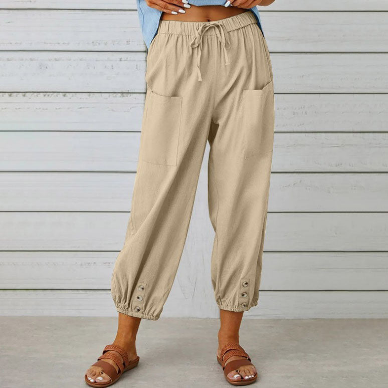 🧵 Női széles szárú, egyenes bő nadrág – laza elegancia, kényelmes szabás 🍃