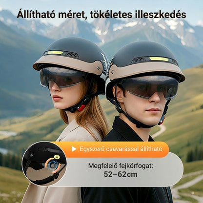 ⛑️🛵 Légáteresztő, könnyű, ütésálló motoros sisak – viseld, és a biztonságérzet is könnyed lesz! 💕