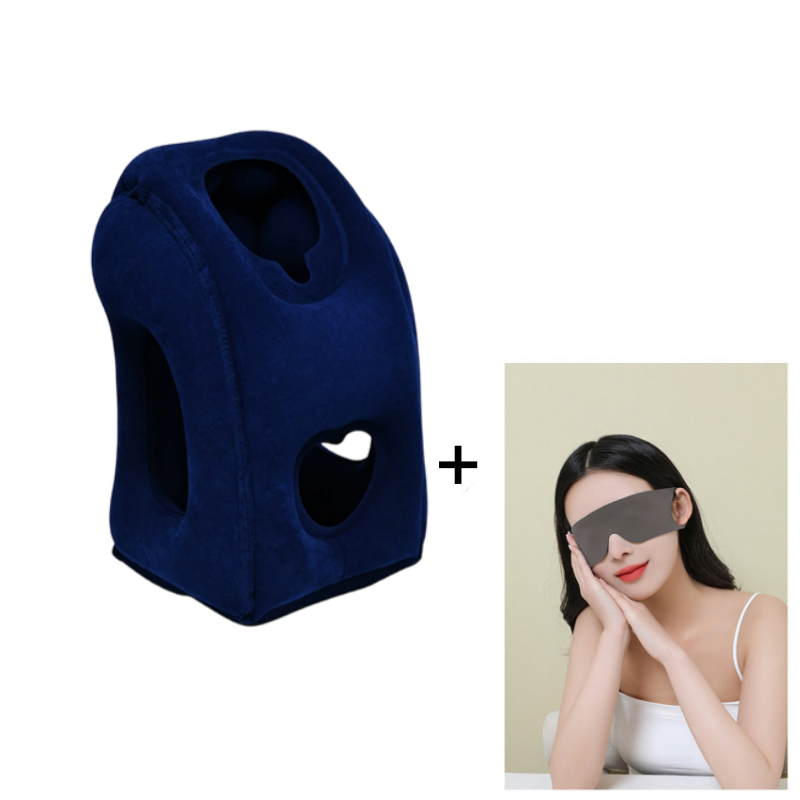 🌬️ Ergonomikus felfújható utazópárna ✈️😴