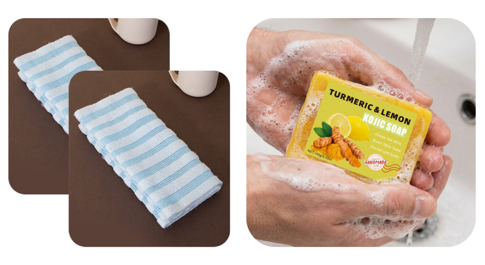 🧼💦 1+1 INGYEN! Antibakteriális hámlasztó fürdőlepedő – Puha, tiszta, egészséges bőr. Ne hagyd ki! 🚿