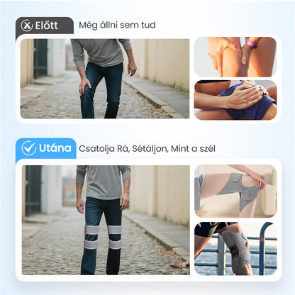 【M-XL】🏃‍♂️Állítható térdvédő erősítő sporthoz