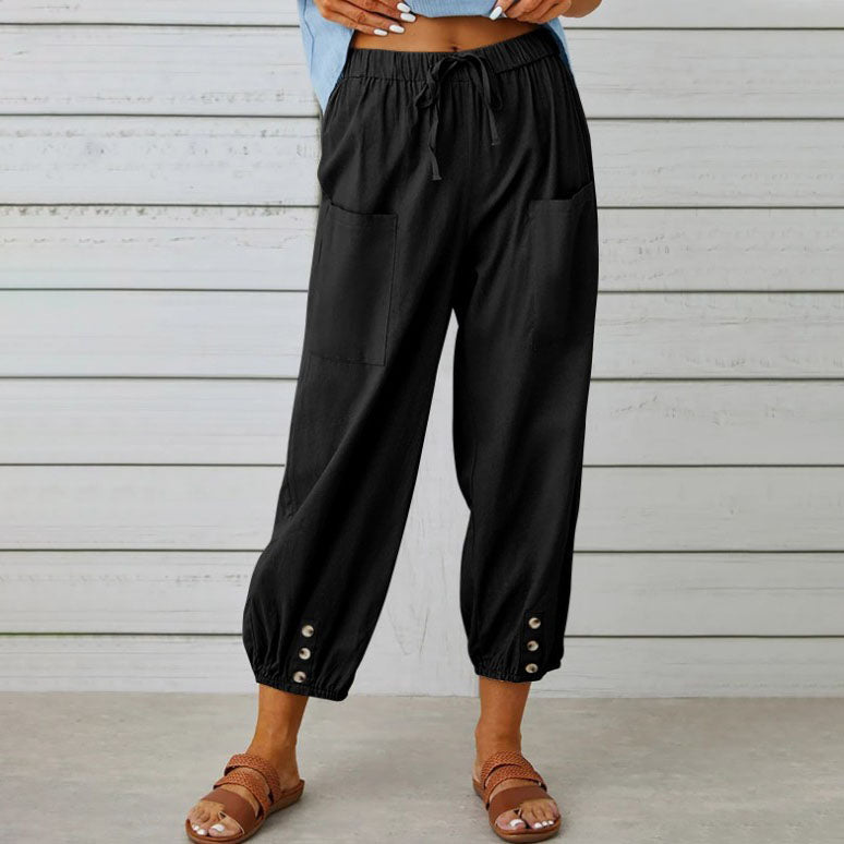 🧵 Női széles szárú, egyenes bő nadrág – laza elegancia, kényelmes szabás 🍃