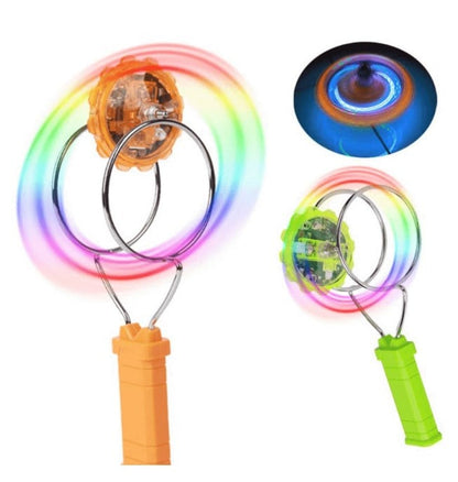 🔥-Kreatív LED-es fényes fidget spinner mágneses giroszkóp