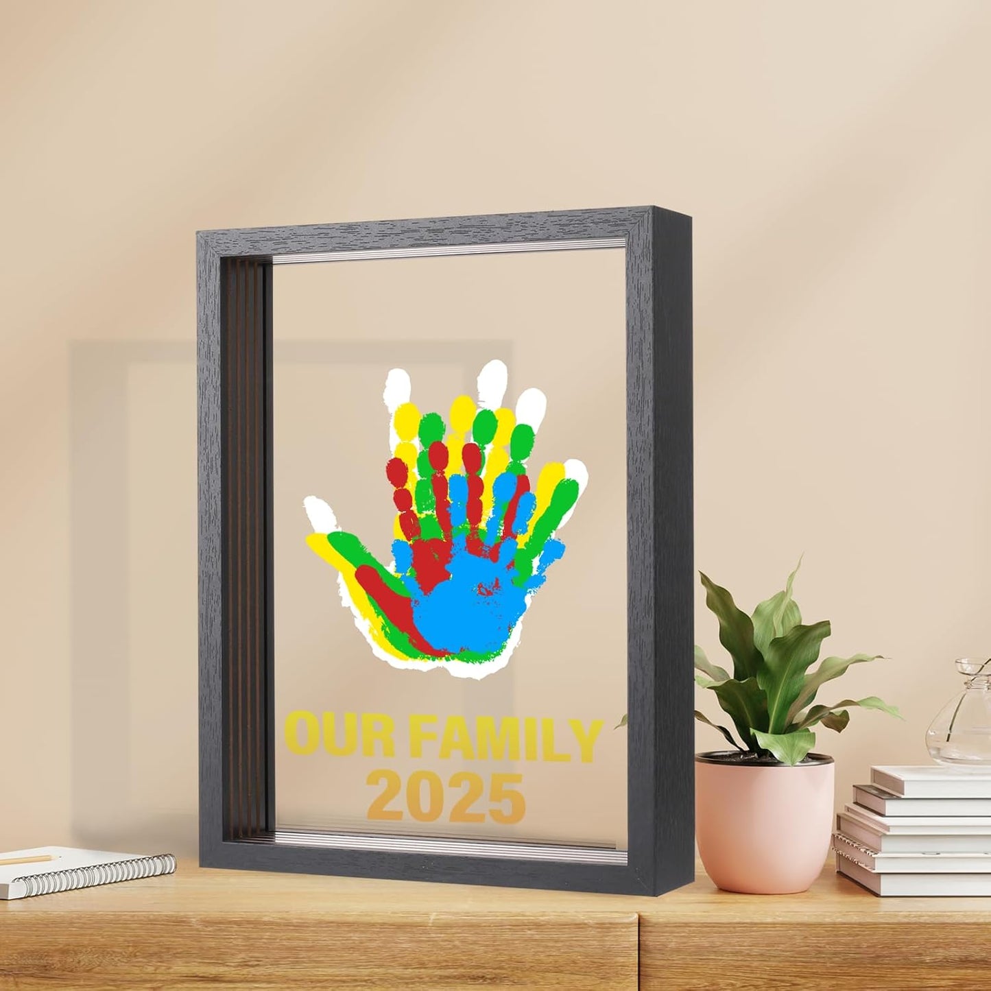 🎁A legjobb ajándék – Családi kéznyom-készlet🔥Nem mérgező, szagtalan és ártalmatlan