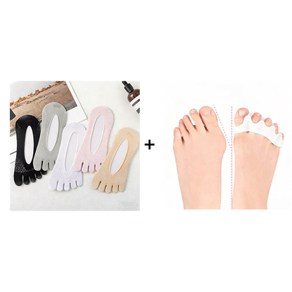🔥 Forró akció! Uniszex láthatatlan korrekciós ötujjú zokni – Egészséges lábfej, kényelmes lépések! 🧦✨