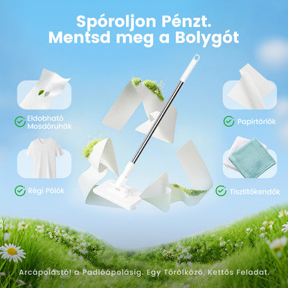 🧹Eldobható porfelmosó 4 újrahasználható kendővel