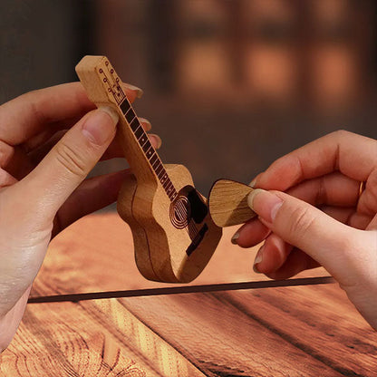 🔥 50% KEDVEZMÉNY! Fa gitárpengető doboz – Minden gitáros álma! 🎸🎁