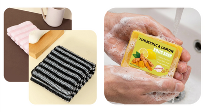 🧼💦 1+1 INGYEN! Antibakteriális hámlasztó fürdőlepedő – Puha, tiszta, egészséges bőr. Ne hagyd ki! 🚿