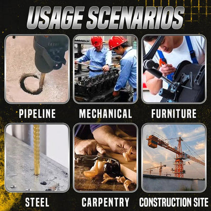 🔥 Titán bevonatú, nagysebességű acélból készült fogazott bitek (6 darabos csomag) 👨‍🔧💕