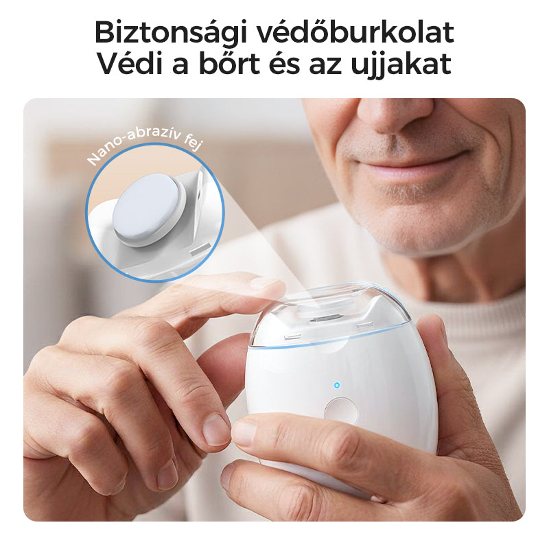 🔥【1+1 ingyenes】💅 Automatikus körömreszelő – gyors, kíméletes, profi eredmény otthon is