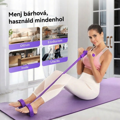 🎁 1+1 ingyen! ⏳ 4 csöves pedálos bokahúzó – Erősítsd a lábad otthon! 💪